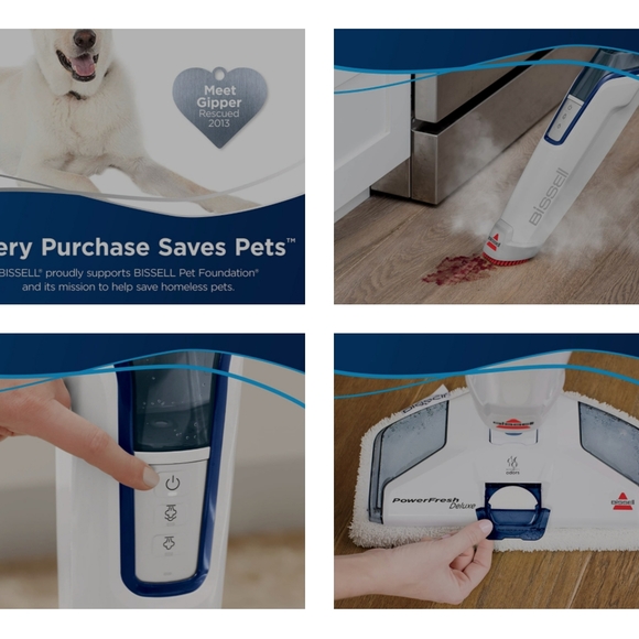 Bissell Power fresh Stay mop with 4 brand new mop pads and 20 cent disc - Picture 6 of 12